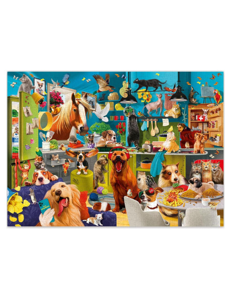 Rompecabezas Quokka 1000 Piezas Fiesta de Animales