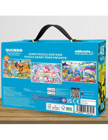 Rompecabezas de Suelo QUOKKA Océano 61x91 cm Brilla en la Oscuridad