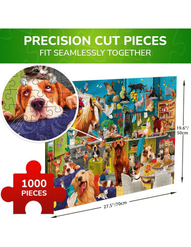 Rompecabezas Quokka 1000 Piezas Fiesta de Animales