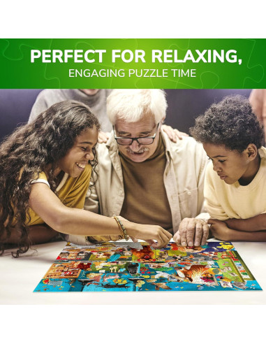 Rompecabezas Quokka 1000 Piezas Fiesta de Animales