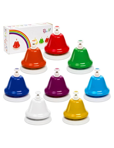 8 Campanas de Escritorio Musicales Coloridas Noamus - Diatónicas