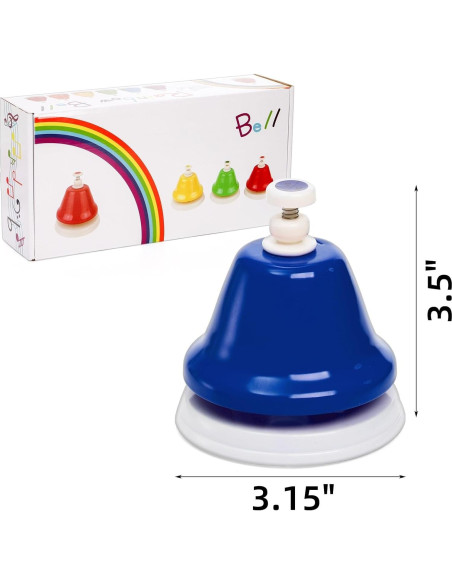 8 Campanas de Escritorio Musicales Coloridas Noamus - Diatónicas