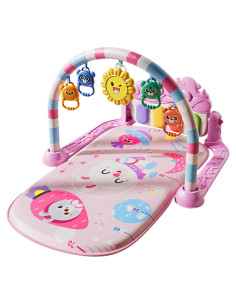 Alfombra de Juego para Bebés Al YING LE Rosa con Piano Musical