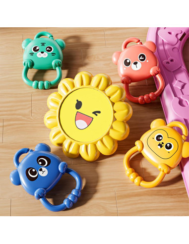 Alfombra de Juego para Bebés Al YING LE Rosa con Piano Musical