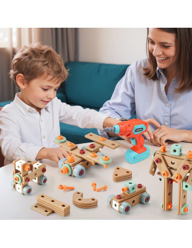 Juego de Herramientas para Niños VEAIS 120 Piezas Educativo