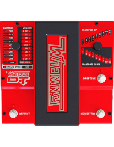Pedal de Efectos DigiTech Whammy DT con Afinación Descendente