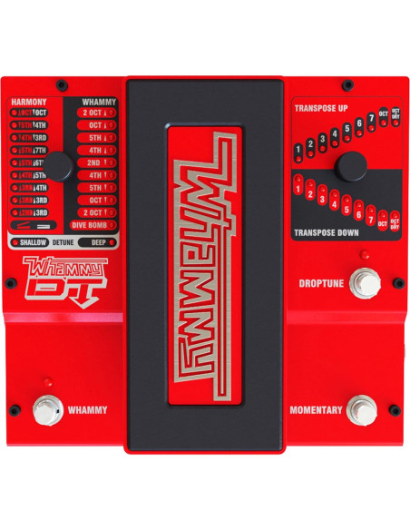 Pedal de Efectos DigiTech Whammy DT con Afinación Descendente