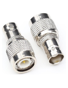Adaptador Coaxial ANHAN TNC Macho a BNC Hembra 2 Piezas