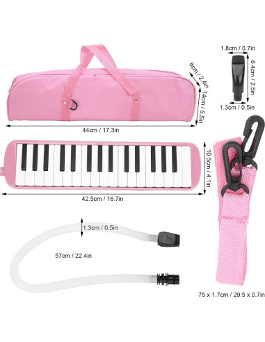 Melódica de 32 Teclas LiebeWH con Boquilla para Principiantes