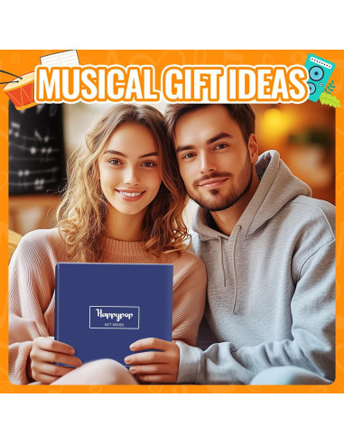 Calcetines Musicales para Hombres HAPPYPOP - Diseño de Notas