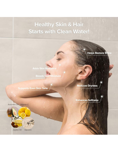 Cabezal de Ducha Filtrado BODIBEAM - Vitamina C, Alta Presión