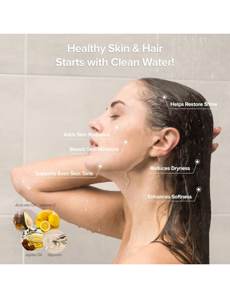 Cabezal de Ducha Filtrado BODIBEAM - Vitamina C, Alta Presión