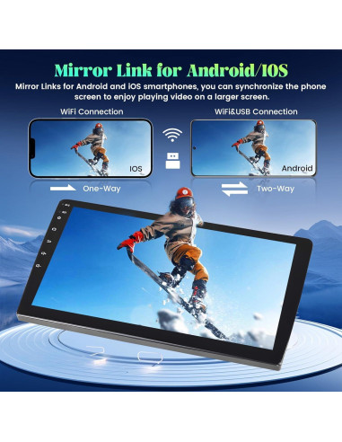 Radio de Coche Roinvou Android 10.1" para Toyota RAV4 2006-2012