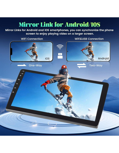 Radio de Coche Roinvou Android 10.1" para Toyota RAV4 2006-2012