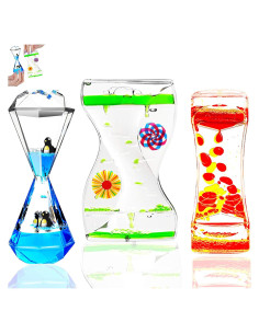 Temporizador de Líquido Antiestrés TKTM Azul 17.78x10.16 cm