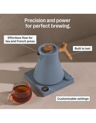 Hervidor Eléctrico Fellow Corvo EKG Pro 0.9L Azul Hazy