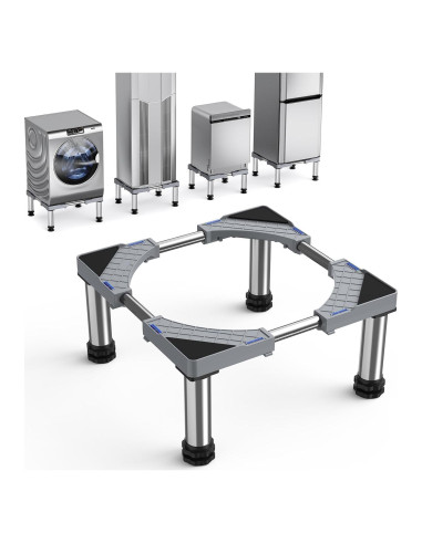 Soporte Ajustable para Mini Nevera GRPOCHE 20-23 cm Gris