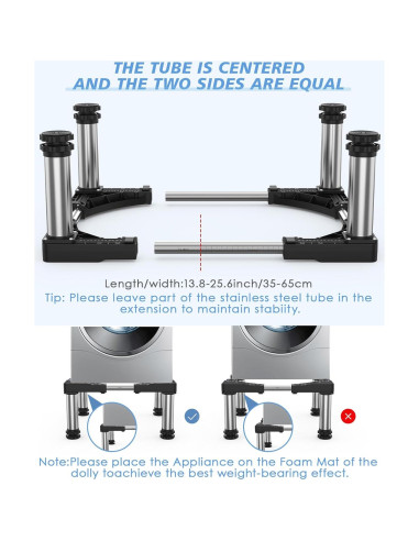 Soporte Ajustable para Mini Nevera GRPOCHE 20-23 cm Gris