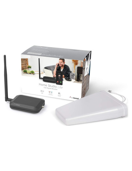 Amplificador de señal weBoost Home Studio Lite 470165 para Verizon y AT&T - Cobertura 278.71 m