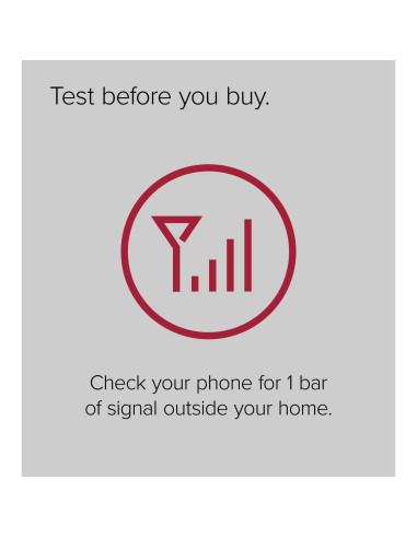 Amplificador de señal weBoost Home Studio Lite 470165 para Verizon y AT&T - Cobertura 278.71 m