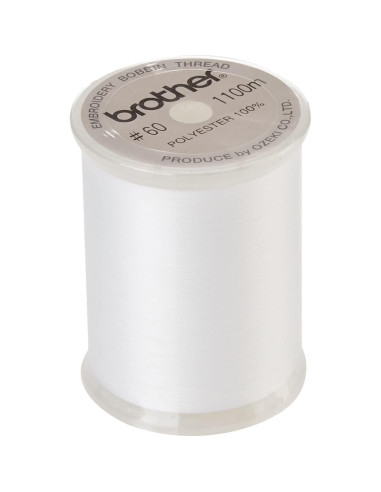 Hilo de Bobina para Bordado Brother SAEBT 5 Pack Blanco 60 Peso
