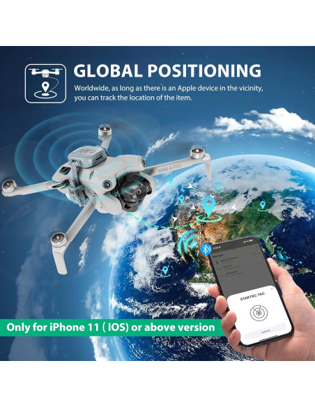 Alarma para Drones STARTRC 120dB LED Recargable GPS