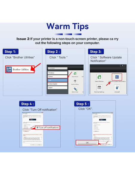Cartucho de Tóner Gresinly TN229XL 4-Pack Compatible