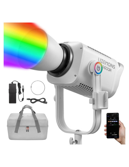 Godox LA600R Luz LED RGB COB 600W con Bolsa de Transporte Godox LA600R Luz LED RGB COB 600W con Bolsa de Transporte