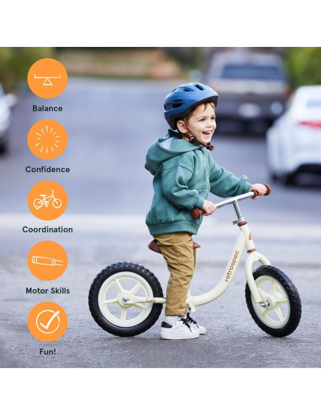 Bicicleta de Equilibrio Retrospec Cub Rosa 12" para Niños 2-5 Años