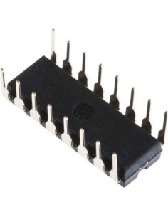 10 Piezas Circuito Integrado 74LS75 SN74LS75N DIP-16 DBParts 2