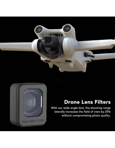 Lente Gran Angular ASHATA para Dron Mini 3 Pro - HD 25% Más Visión