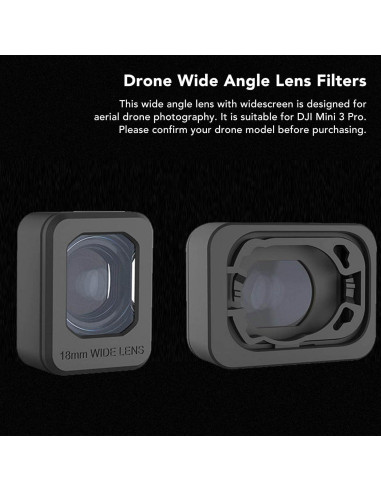 Lente Gran Angular ASHATA para Dron Mini 3 Pro - HD 25% Más Visión