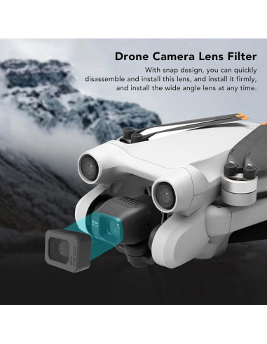 Lente Gran Angular ASHATA para Dron Mini 3 Pro - HD 25% Más Visión
