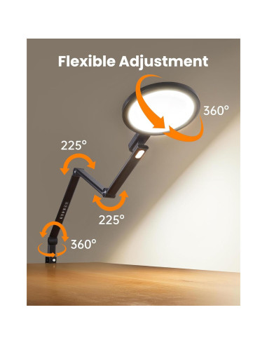 Luz de Anillo LED Regulable LIFENGSOLER para Videoconferencias