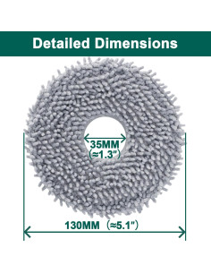 Almohadillas de Limpieza para Robot Aspiradora SANLQF - 8 Piezas 2