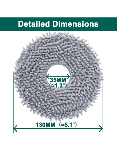 Almohadillas de Limpieza para Robot Aspiradora SANLQF - 8 Piezas
