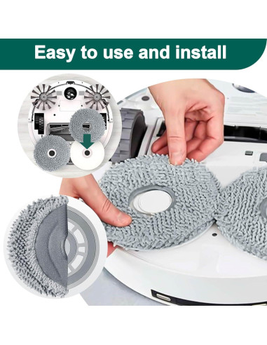 Almohadillas de Limpieza para Robot Aspiradora SANLQF - 8 Piezas