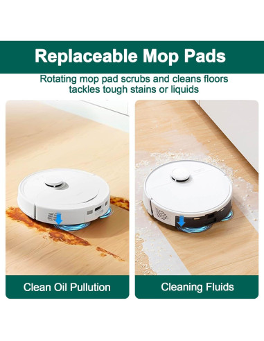 Almohadillas de Limpieza para Robot Aspiradora SANLQF - 8 Piezas