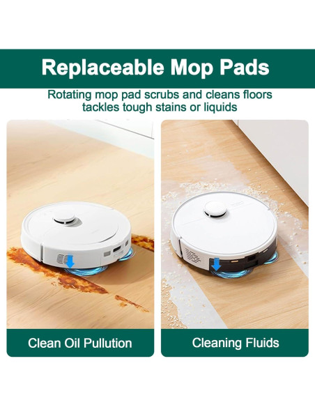 Almohadillas de Limpieza para Robot Aspiradora SANLQF - 8 Piezas