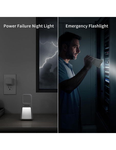 Luz Nocturna Multifuncional Dawnrise 5-en-1 con Sensor