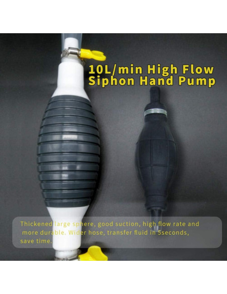 Bomba de Sifón Manual REACH AUTO PARTS 2M 10L/min para Combustible