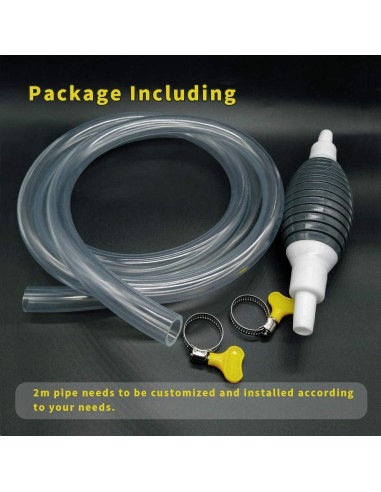 Bomba de Sifón Manual REACH AUTO PARTS 2M 10L/min para Combustible