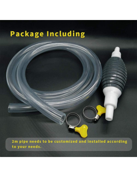 Bomba de Sifón Manual REACH AUTO PARTS 2M 10L/min para Combustible