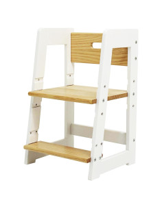 Silla Ajustable para Niños Damoch - Ayudante de Aprendizaje de Madera