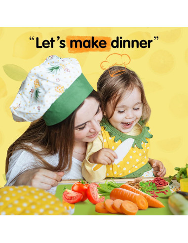 Juego de cuchillos de cocina para niños Suhctuptx 28 piezas