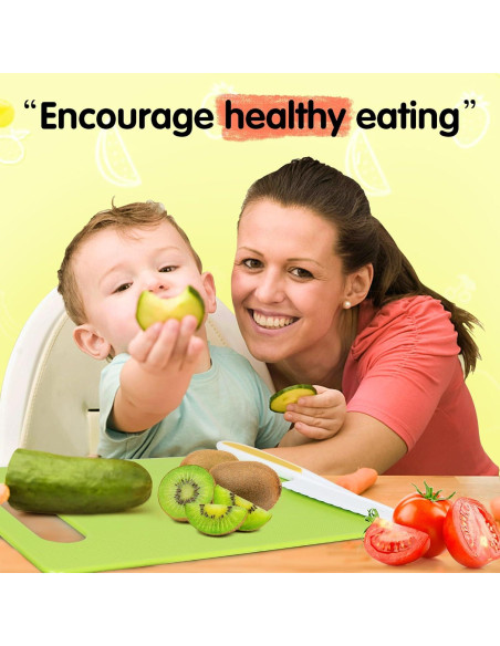 Juego de cuchillos de cocina para niños Suhctuptx 28 piezas