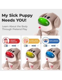 Kit de Doctor Veterinario TOP BRIGHT para Niños 3-5 Años 2