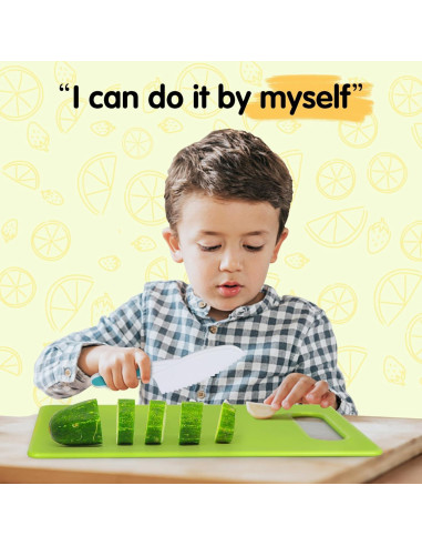 Juego de cuchillos de cocina para niños Suhctuptx 28 piezas