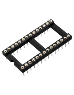 Zócalo DIP IC uxcell 28 Pines 2.54mm para Placa PCB