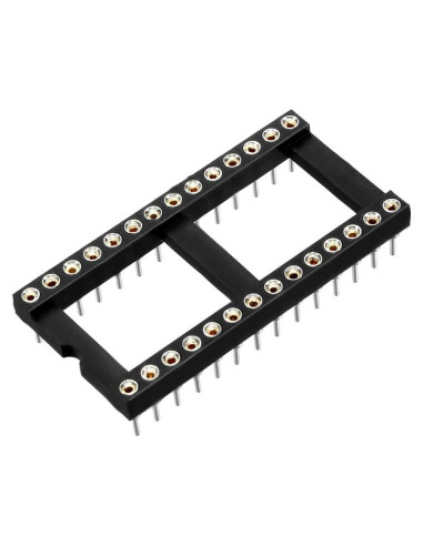 Zócalo DIP IC uxcell 28 Pines 2.54mm para Placa PCB